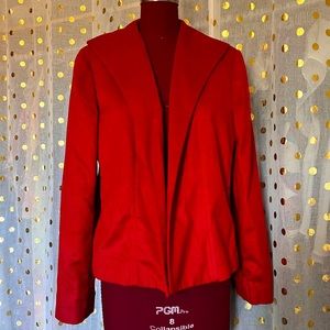 Harve Benard Red MicroSuede Jacket